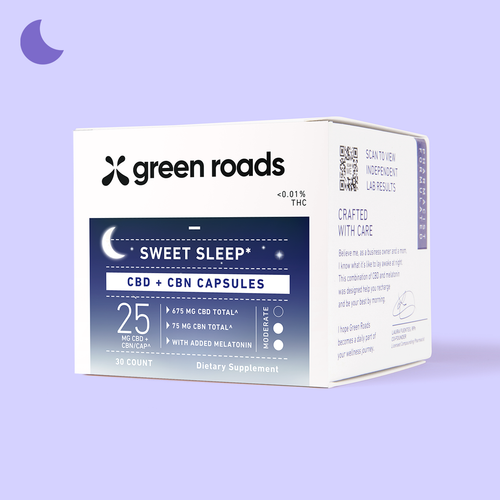 Sweet Sleep CBD Capsules - (30ct) 750mg